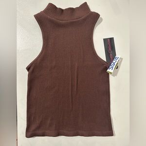 Suzette Collection High Neck Cropped Tank Top